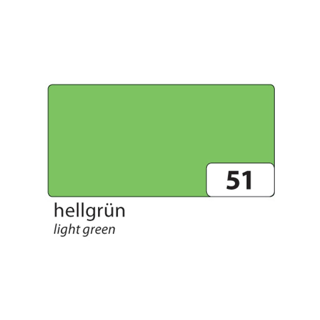 folia Tonpapier (B)500 x (H)700 mm 130 g/qm hellgrün 25 Blatt