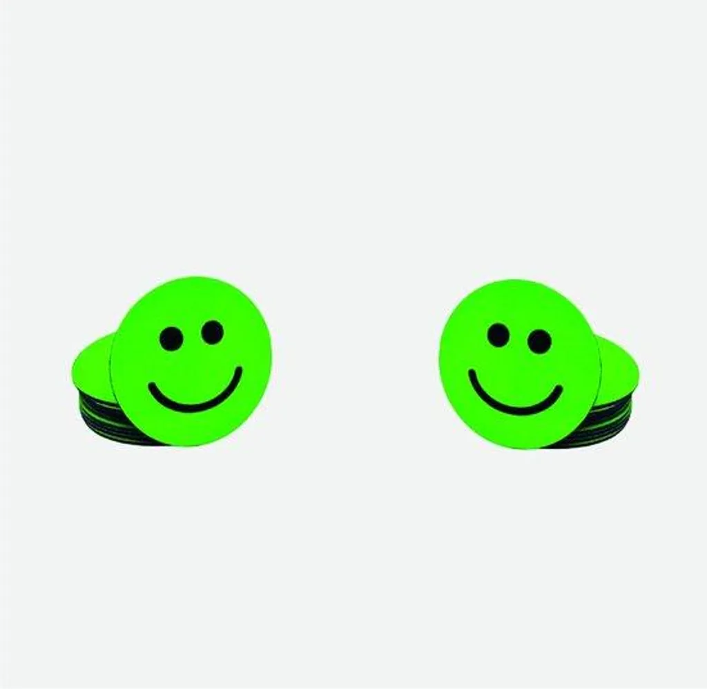 20 Aimants Verts pour Bureau et École, Magnets 2cm Idéal Papiers