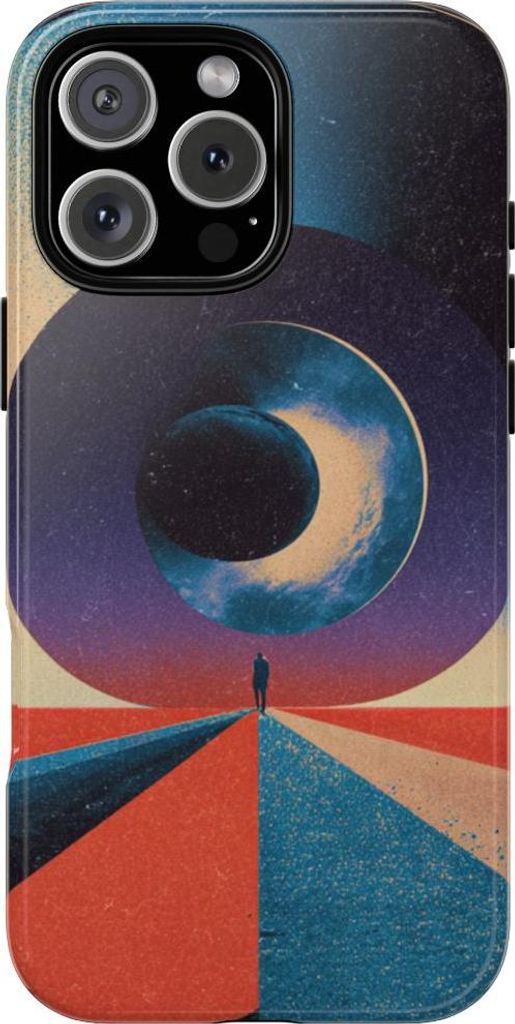 Surreales Geometrie-Spiralmotiv – Hülle Kompatibel mit iPhone 16 Pro Max
