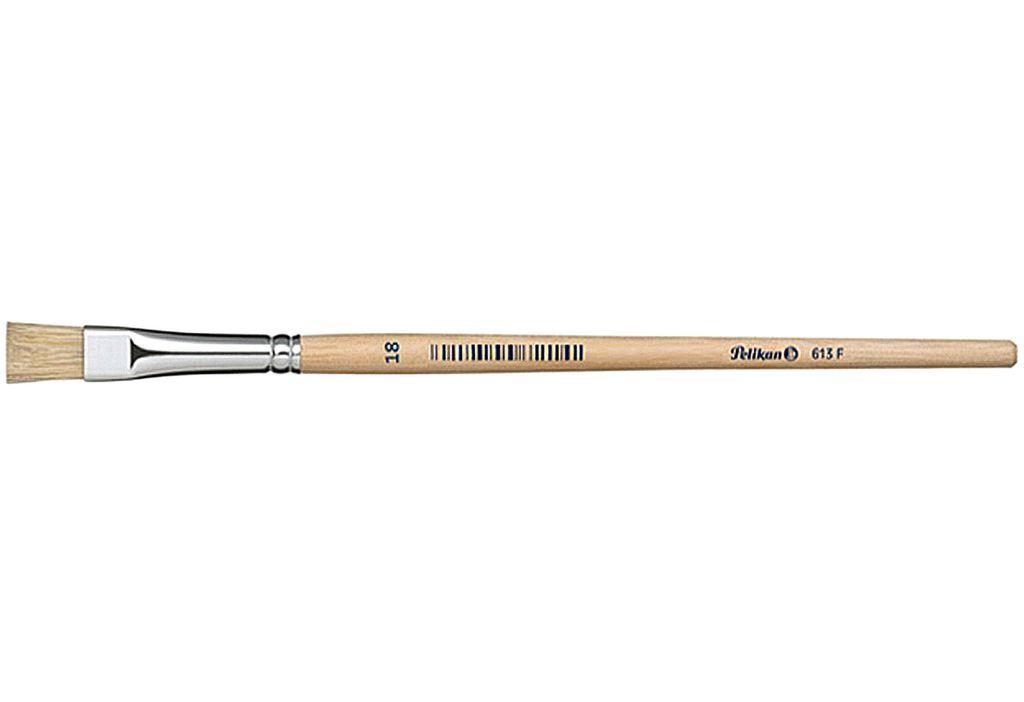 Pelikan Borstenpinsel Sorte 613F, Größe 18, 1 Stück Produktbild 