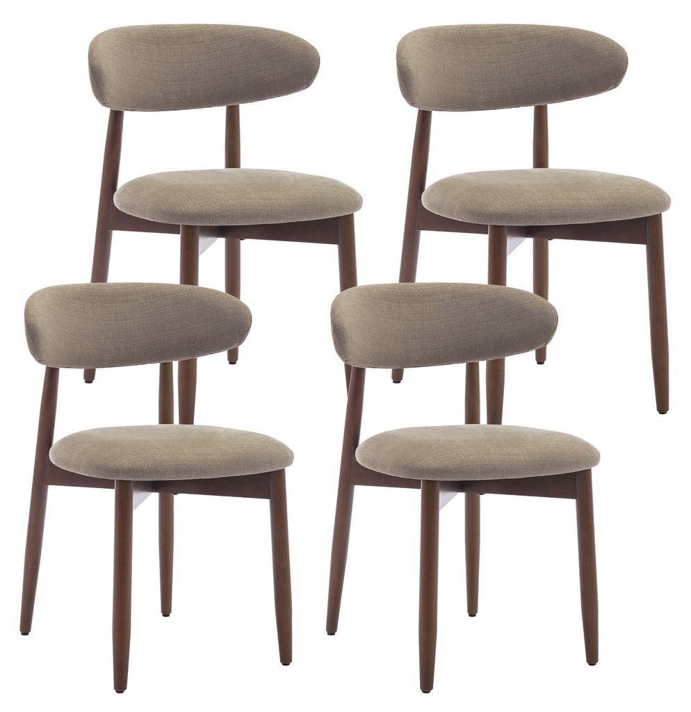 Lot de 4 Chaises, robustes et élégantes, style nordique Image du produit 