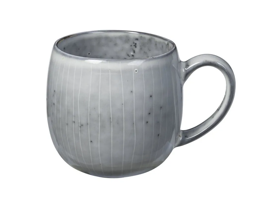 Broste Copenhagen Tazza Tè Nordic Sea 450ml Gres Grigio - Offerta