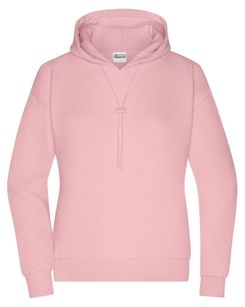 James and Nicholson - Kapuzenpullover für Damen - Für die Freizeit LT2395 (XXL) (Hellrosa)