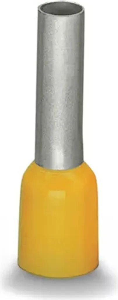 Embout de Câblage Isolé Jaune 6 mm² WAGO 216-208 pour Serrage Sécurisé