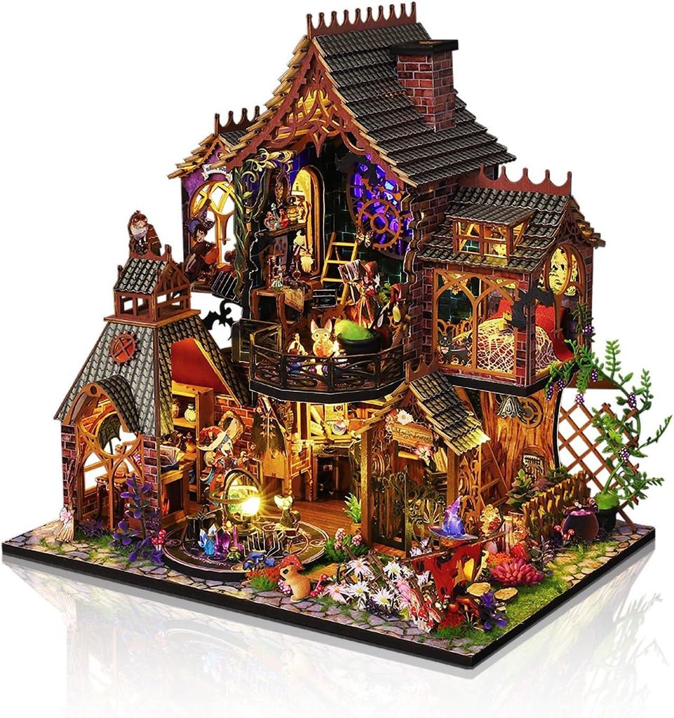 Kit de maison miniature, maison de poupées créative à Image du produit 