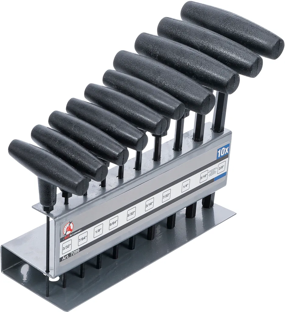 Chiavi Esagonali in Pollici Kraftmann 7099 per Moto e Auto d'Epoca