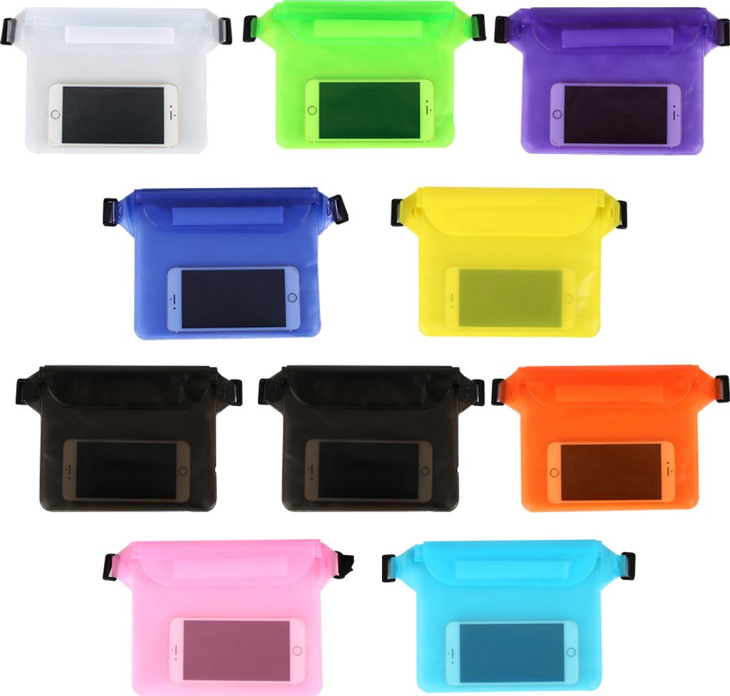 10er-Pack wasserdichte Taschen für Handy und Wertsachen, ideal für Bootfahren, Schwimmen, Tauchen, Schnorcheln, Kajakfahren und Angeln.
