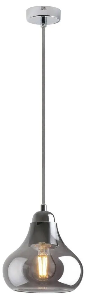 Suspension Rabalux 7976 Jezabel 1 Spot E27 Gris Argenté Design Moderne