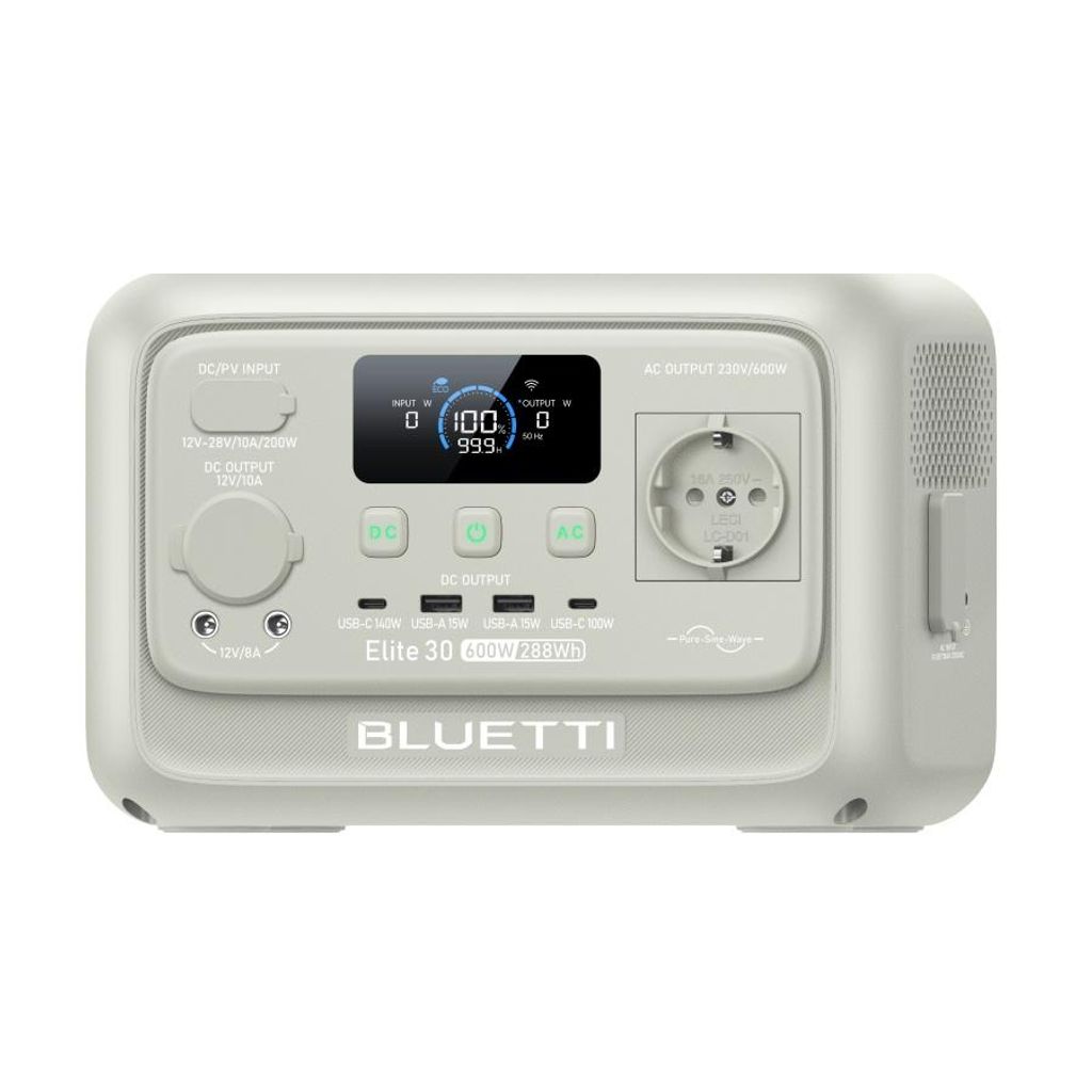 BLUETTI Elite 30 V2 Przenośna elektrownia 600W 288Wh Zdjęcie produktu 