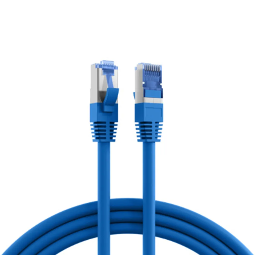 EFB K5525FBL.5 Cavo Patch RJ45 S/FTP Cat.6A Cat7 TPE Superflex 5m Blu