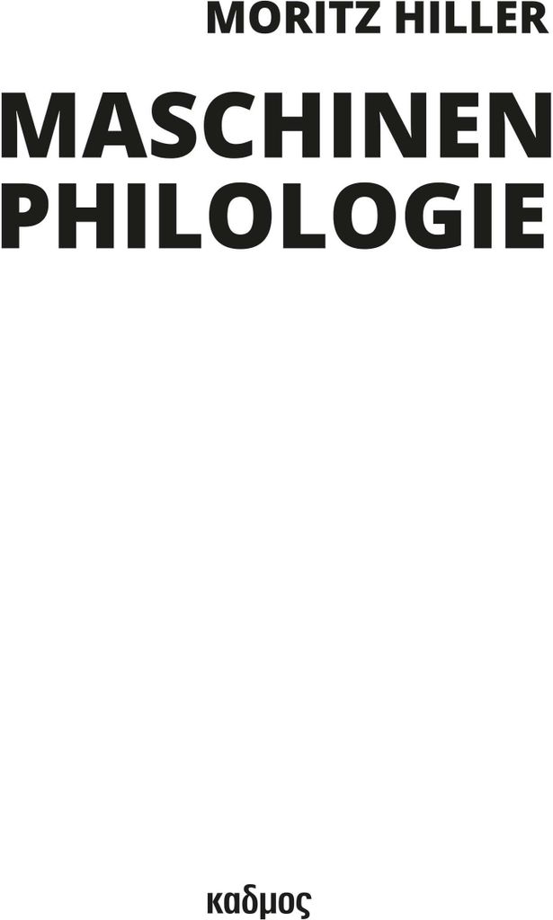 Maschinenphilologie