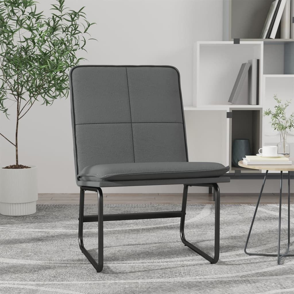 Best Möbel Loungesessel Grau 54x75x76 cm Kunstleder - Fernseh- & Relaxsessel CL3229940 1parcel