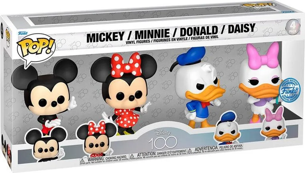 Figurines POP Disney Classic : Le pack de 4 idéal pour votre déco