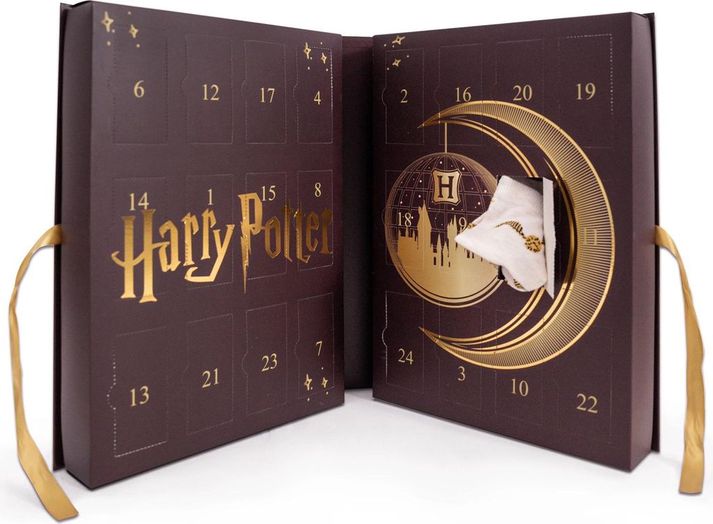 HARRY POTTER Socken Adventskalender Buchform : 35-41 : Produktbild 
