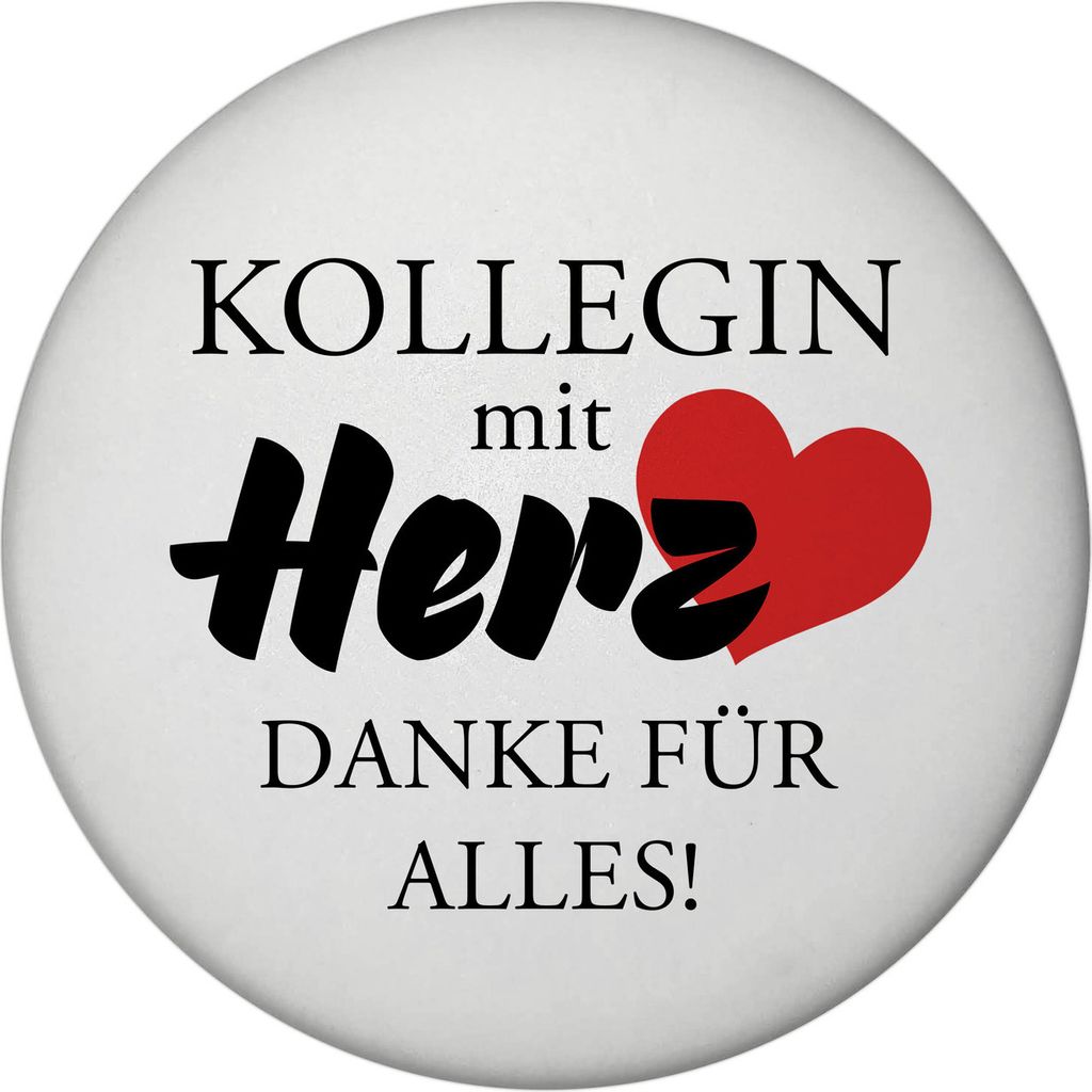 Kollegin mit Herz Danke für Alles! Magnet rund rund