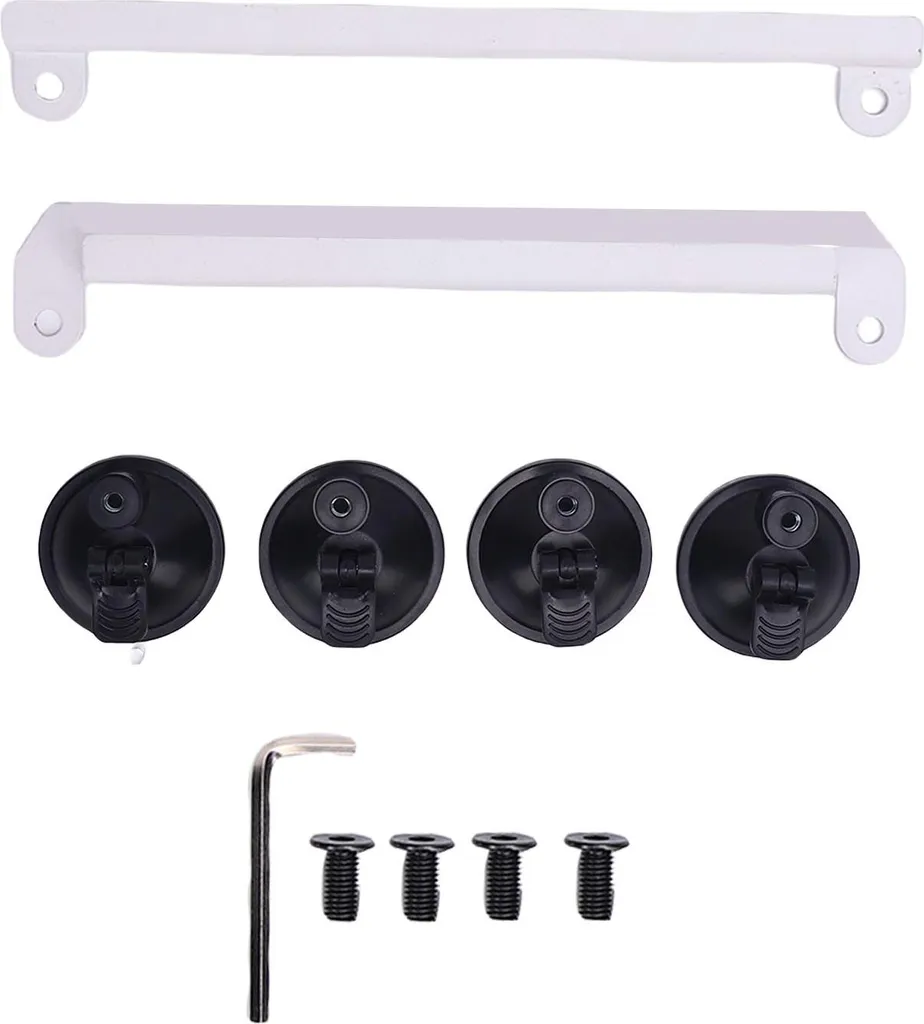 Support de toit portable blanc multifonction avec ventouse sécurisée