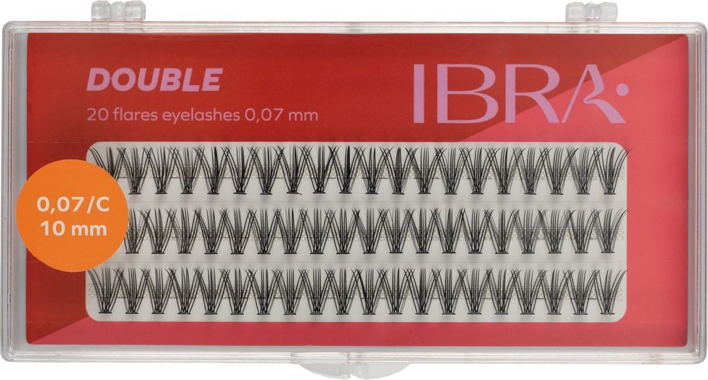 IBRA KĘPKI NATURALS 10mm C-Profil Wimpernbüschel