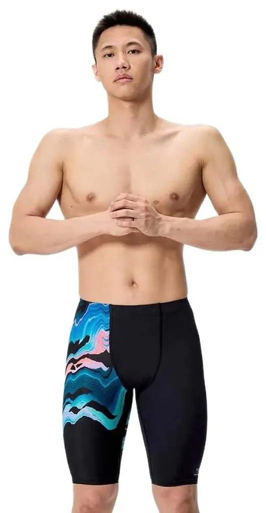 Jammer Natation Entraînement Homme Speedo Noir UK 34 Performance Eau