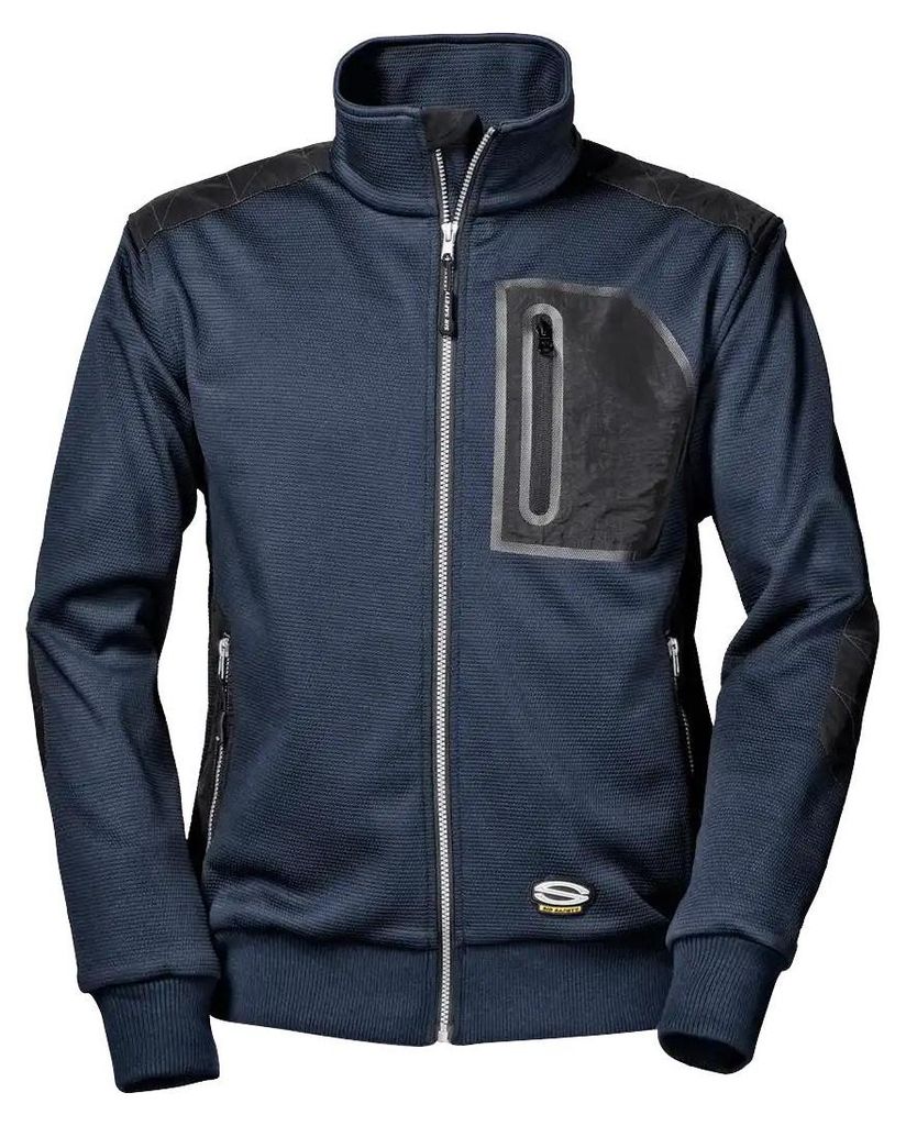 Sir Safety Murano Herren Softshell-Arbeitsjacke winddicht und abriebfest, XXL, Marineblau