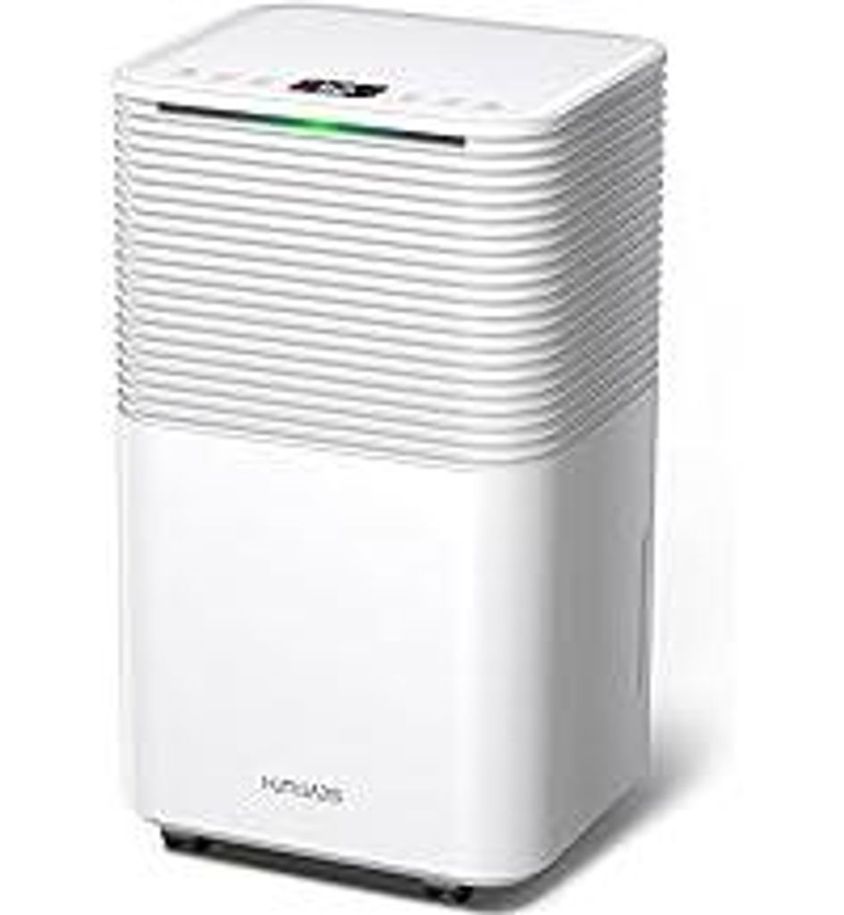Luftentfeuchter 12L/24h, Raumentfeuchter Touch-Control, 3-Farbdisplay & 24H-Timer, Ideal Elektrisch Luftentfeuchter für Ihre Wohnung & die schnell...