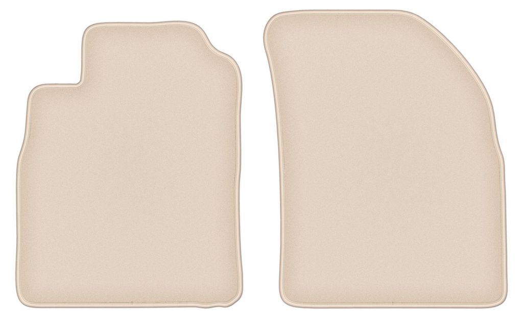 DURBAN Beige Velours-Fußmatten vorne für Hyundai Sonata III Limousine (1999-2005)