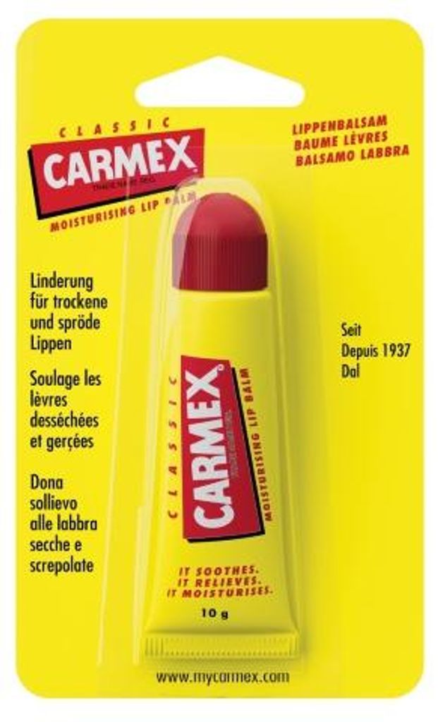 Carmex Lip balm classic tube (10 gr) Productafbeelding 