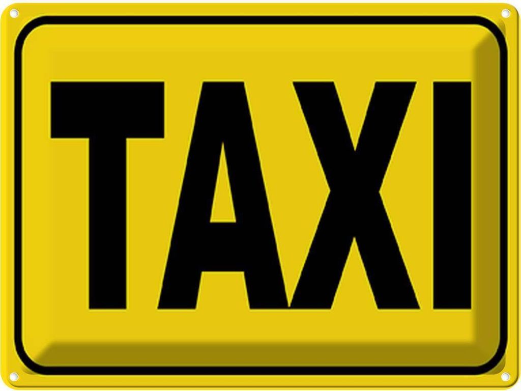vianmo Blechschild 30x40 cm Taxi Beruf Arbeit