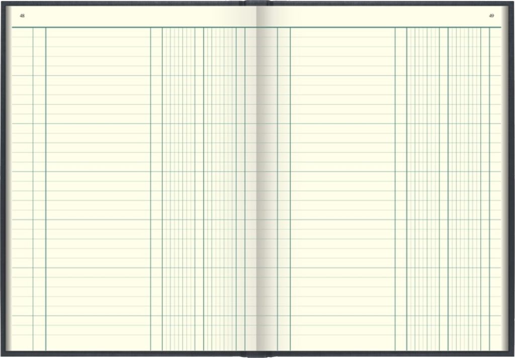 König & Ebhardt 8614523 Spaltenbuch A4 2 Spalten, 32 Zeilen grau