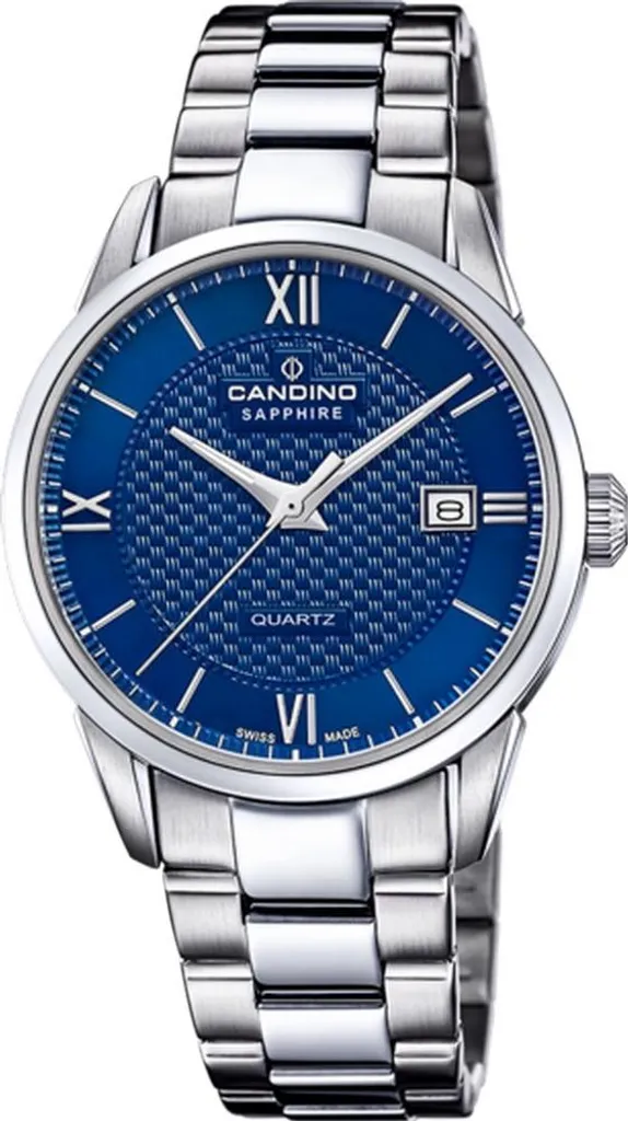 Montre Classique Homme Candino C4711/C avec Cadran Argenté Chic