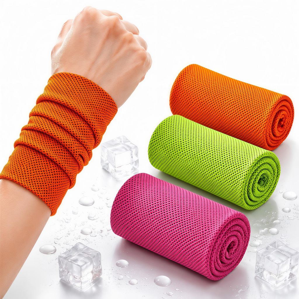 3 Stück Kühlhandtuch Cooling Towel, Sporthandtuch, Produktbild 