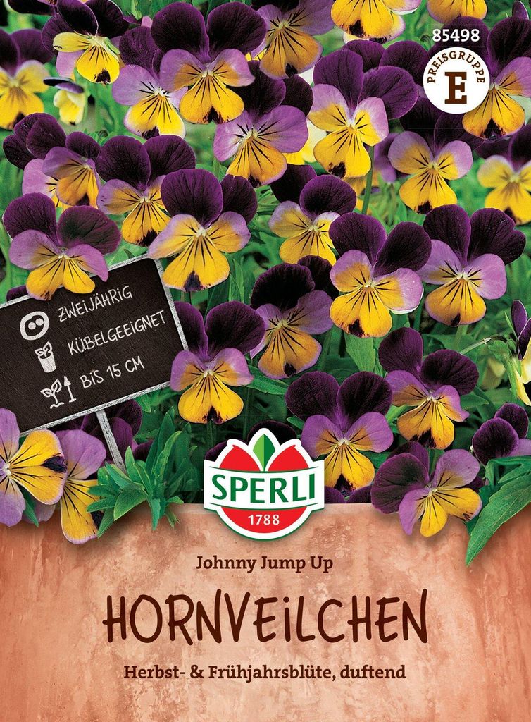 SPERLI Hornveilchensamen Johnny Jump Up Viola x cornuta 80 Produktbild 