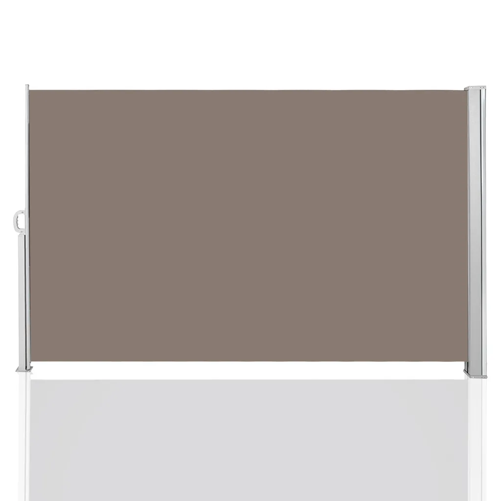 TolleTour tenda laterale 180x300cm schermo privacy estensibile opaco protezione solare tenda da sole balcone terrazza giardino tenda laterale a rullo protezione vento marrone