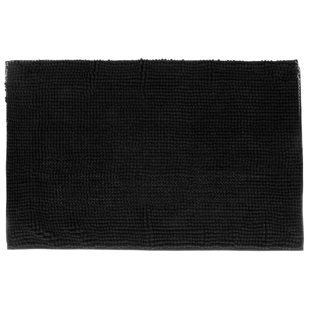 Tapis de bain 50 x 80 cm « colorama » noir - 5 five simply Image du produit 