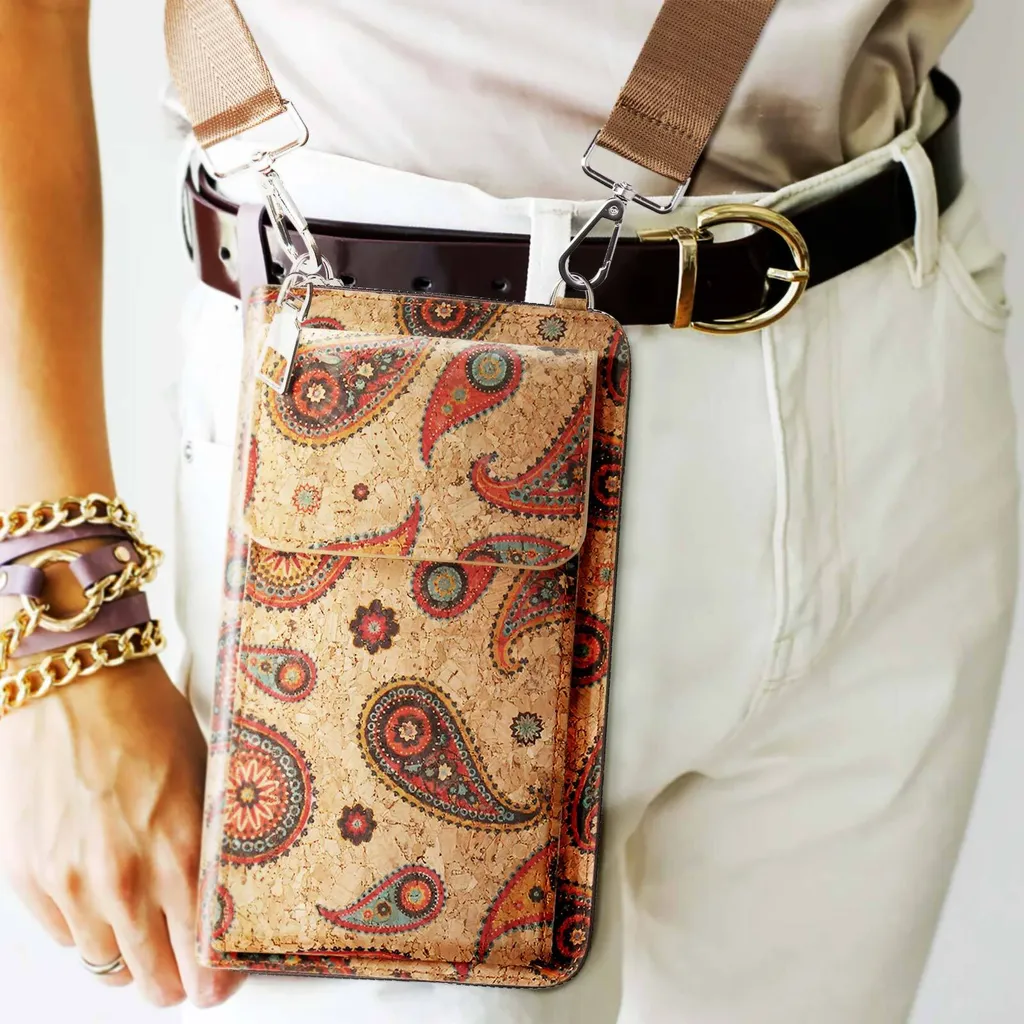 Borsa EcoCork Avizar in Sughero Naturale: Moda Sostenibile e Colorata - 5