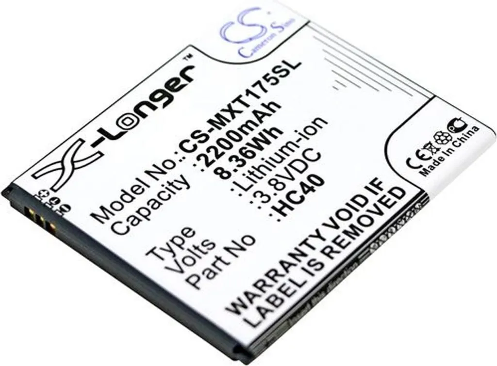 Batterie de remplacement Motorola HC40 compatible Moto M et Moto C