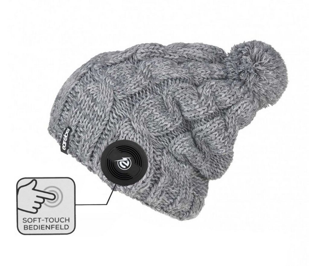 earebel Beanie Trenza in Grau - Bekannt aus "Die Höhle der Produktbild 9