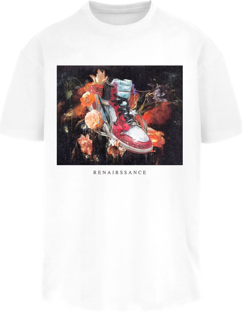 Mister Tee T-Shirt Renairssance Painting Oversize Tee White-XL