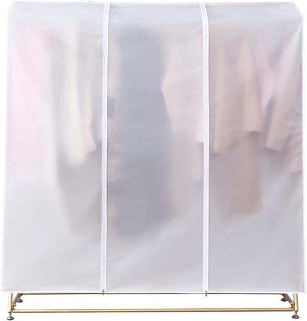 Transparante kledingbescherming voor kledingkasten - 120 x Productafbeelding 