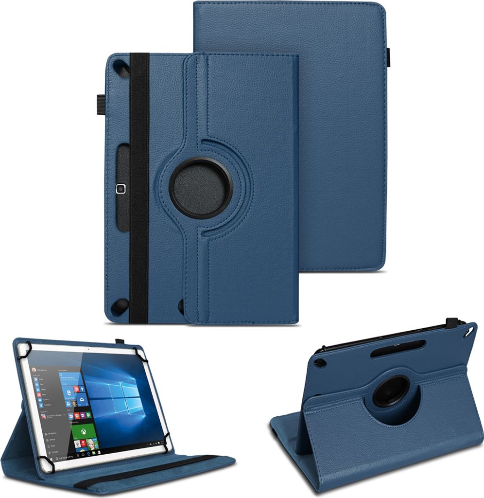 Tablet Schutzhülle Vankyo MatrixPad S30 Tasche Hülle Schutz Cover 360° Drehbar, Farben:Blau