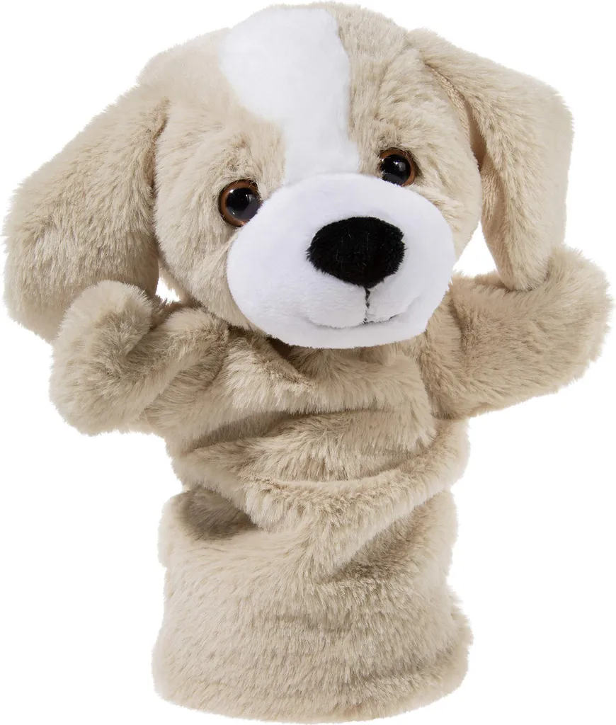 Marionnette chien Heunec 393974 multicolore pour éveil social de bébé