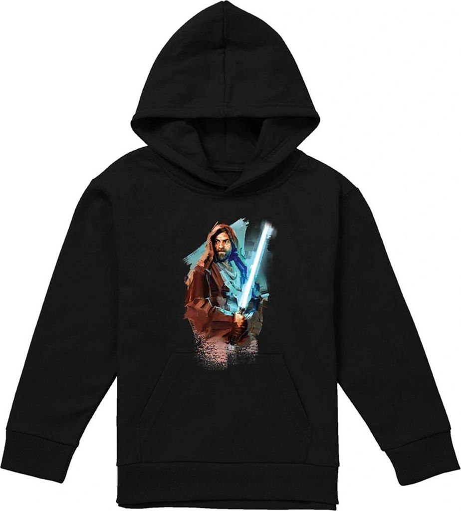 Star Wars: Obi-Wan Kenobi - Kapuzenpullover für Kinder TV23857 (128) (Schwarz)