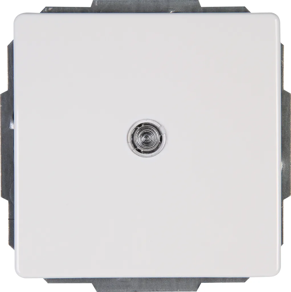 Bouton-Poussoir VENEDIG Kopp Blanc Pur avec Voyant - Finition Haute Qualité