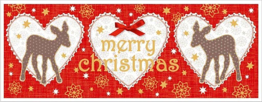 Artebene Biglietto in rilievo-Natale-Bambini-21x8 cm