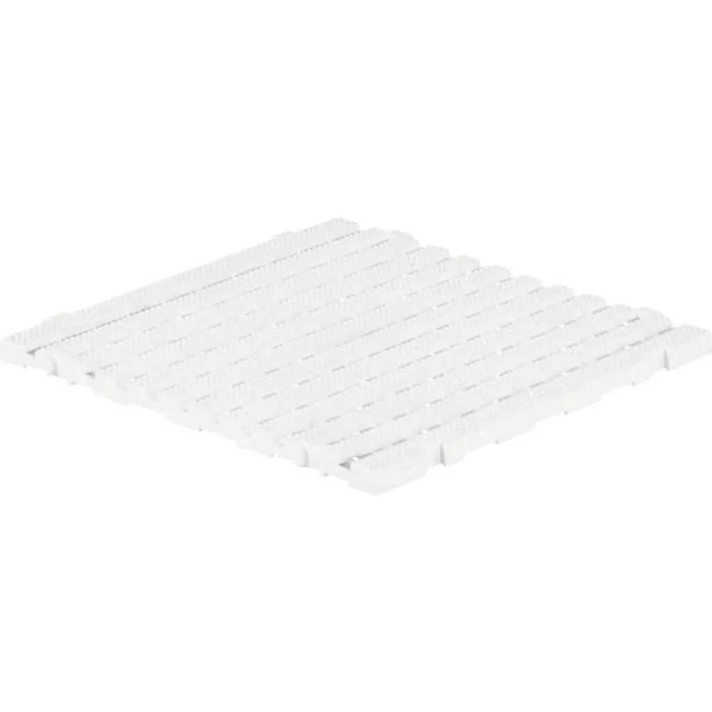 Carreau de sol plastique blanc résistant et lavable épaisseur 2mm pack 2m2