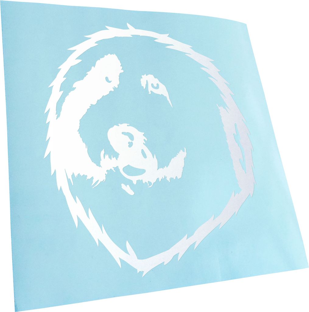 Kiwistar - Autoaufkleber - old english sheepdog Hund - Silber - 12x10cm - Aufkleber für Auto, Laptop, Fahrrad, LKW, Motorrad mehrfarbig JDM Decal ...