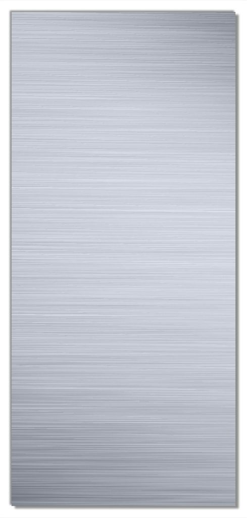 Wallario selbstklebende Türtapete 100 x 220 cm - Muster aus grauen Streifen - Schraffur - Abwischbar, rückstandsfrei zu entfernen