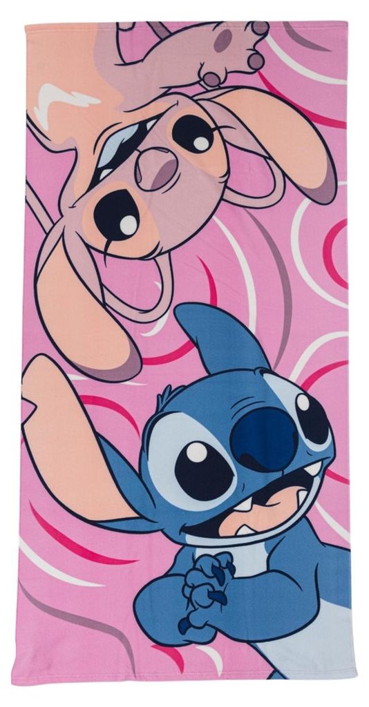 Disney Lilo und Stitch Badetuch, Strandtuch 70x140cm (Schnell trocknend)