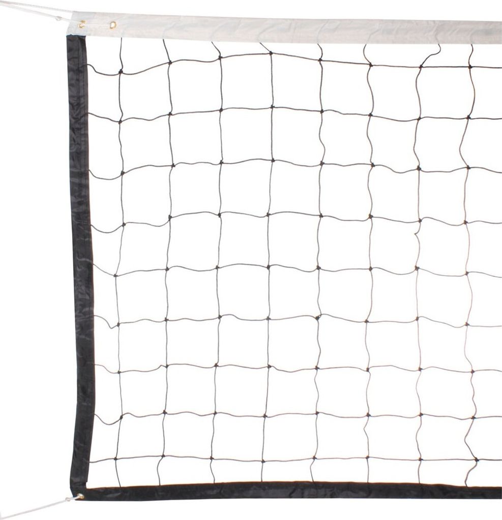 Fußballnetz - Volleyballnetz MASTER 9,5 x 1 m - schwarz