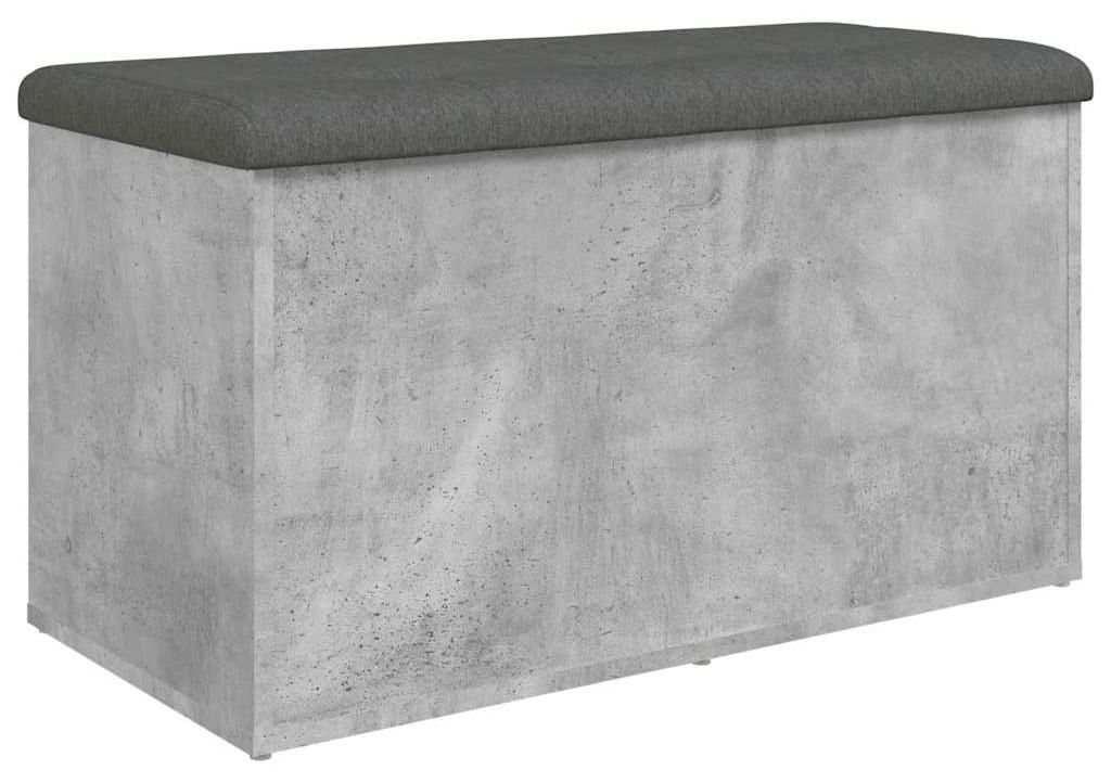 vidaXL Sitzbank mit Stauraum Betongrau 82x42x45 cm Produktbild 