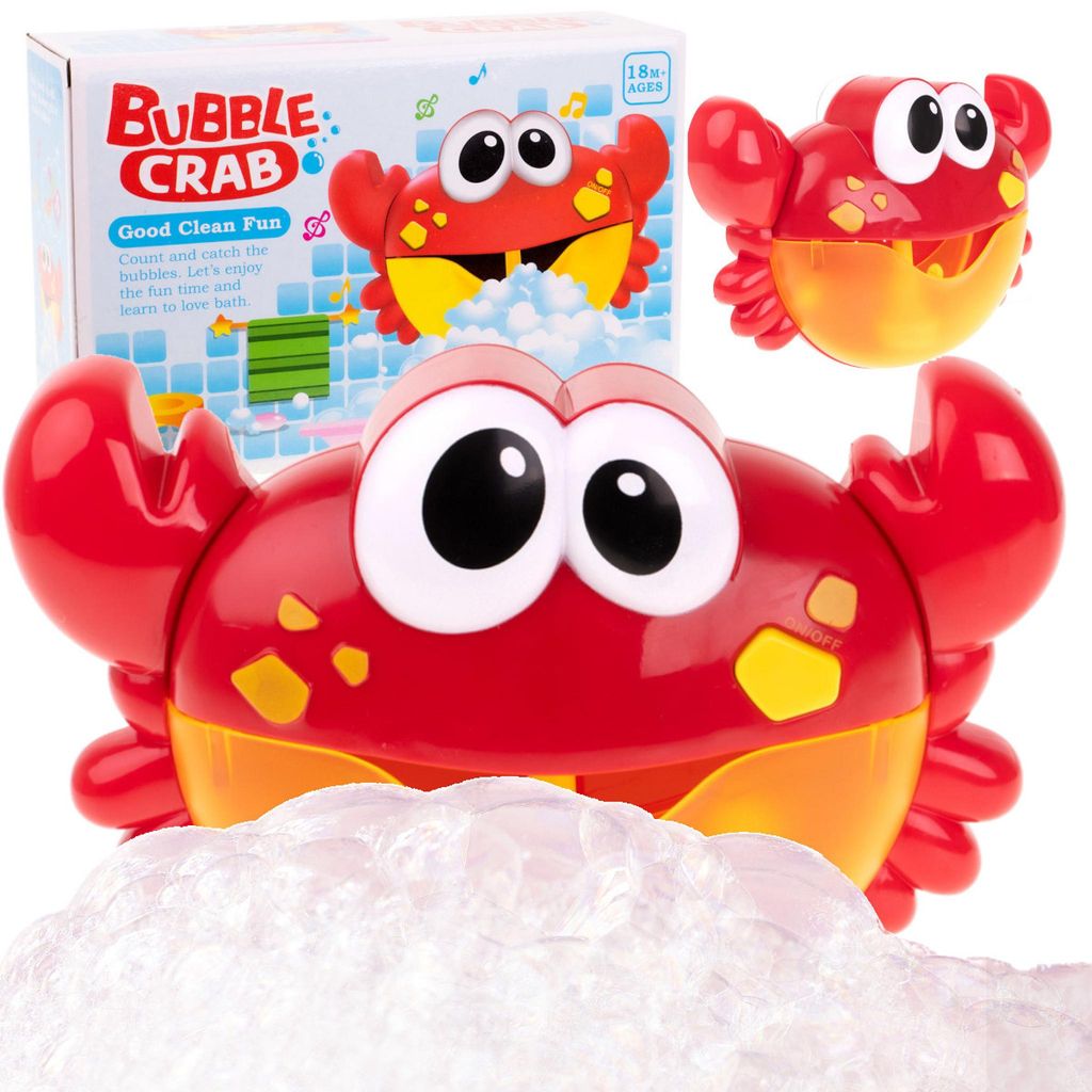 Crabe jouet de bain moussant générateur de bulles Image du produit 